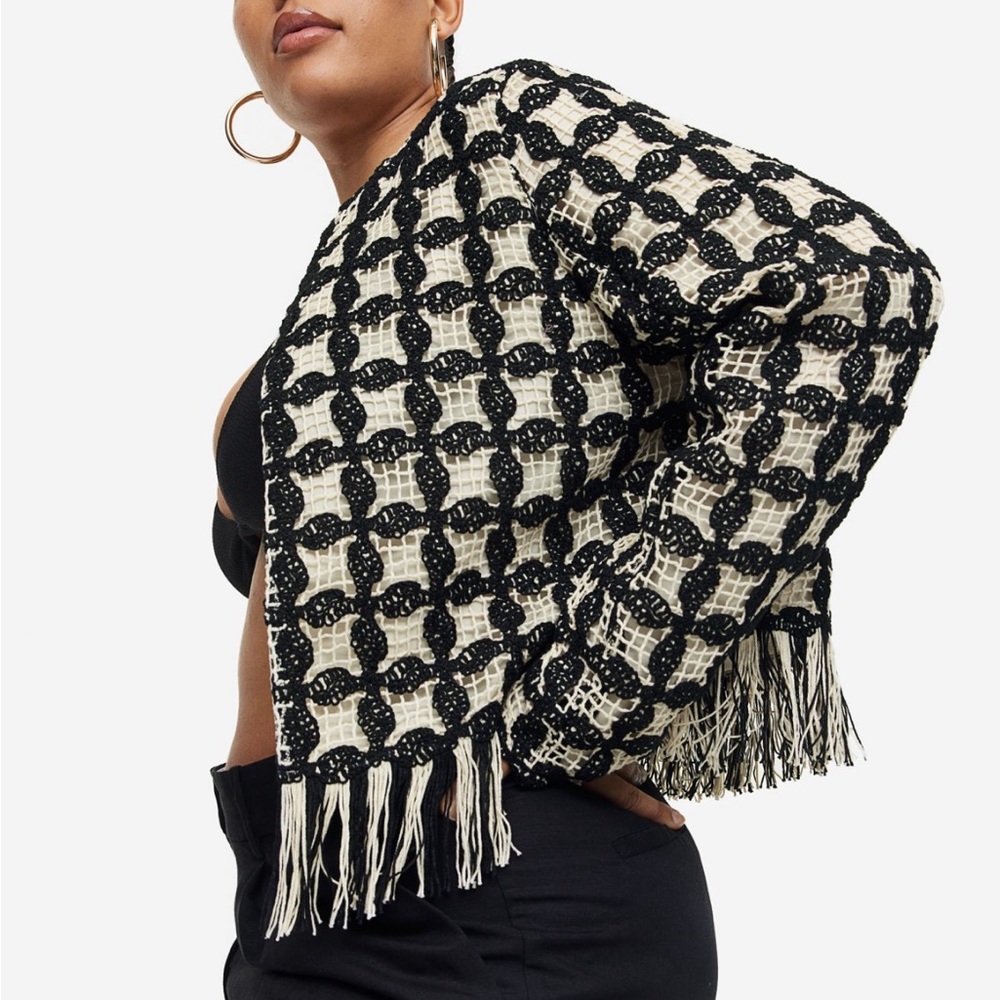 ❌SOLD: H&M Crochet Jacket - Picture 3 of 8